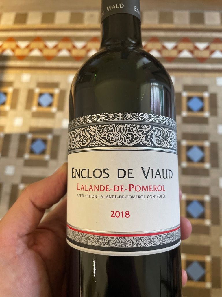 2018 Enclos De Viaud France Bordeaux Libournais Lalande De Pomerol