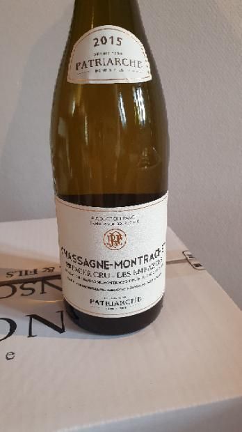 Patriarche P Re Et Fils Chassagne Montrachet Er Cru Les Embaz Es