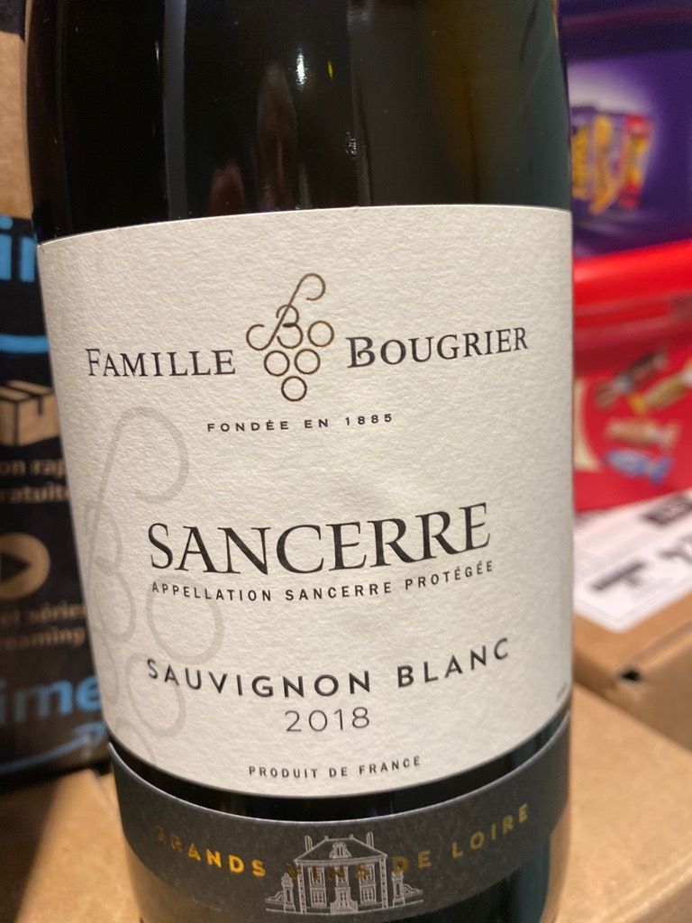 2018 Famille Bougrier Sauvignon Blanc Val De Loire Saint Serre France