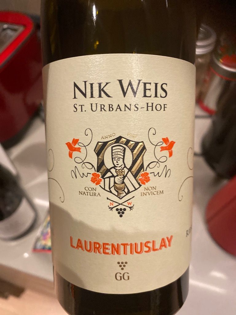 2023 Nik Weis St Urbans Hof Leiwener Laurentiuslay Riesling Großes