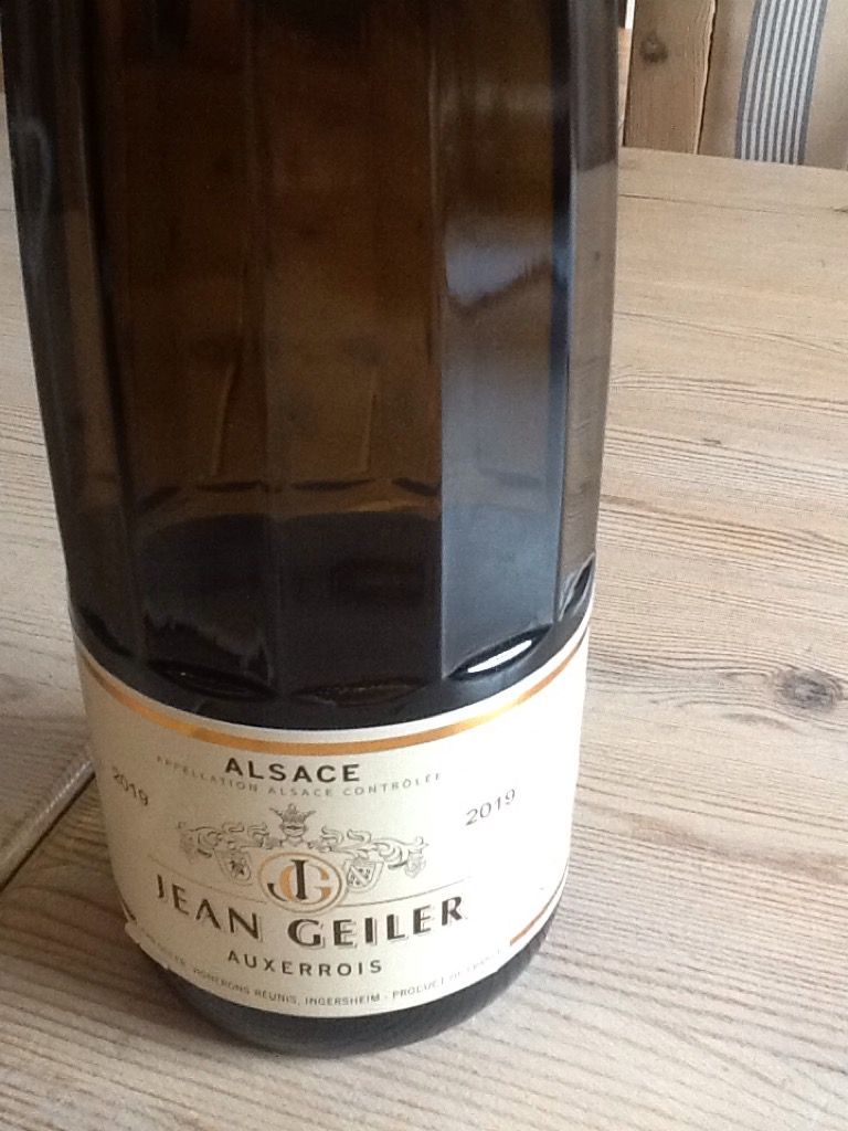 2019 Jean Geiler Pinot Auxerrois France Alsace CellarTracker