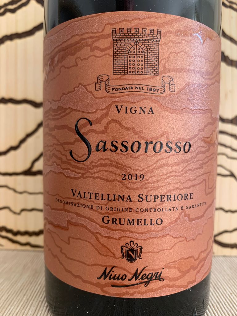 2019 Nino Negri Valtellina Superiore Grumello Sassorosso Italy