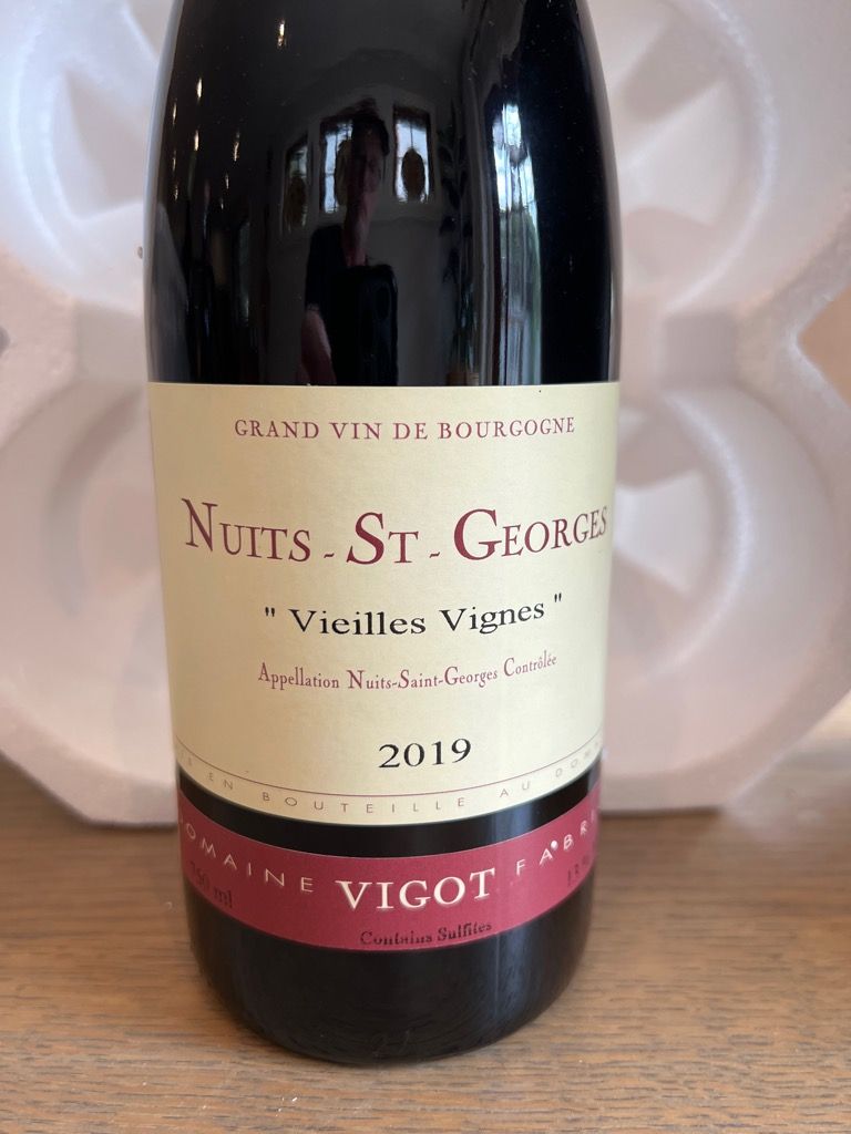 2019 Domaine Vigot Fabrice Nuits St Georges Vieilles Vignes France