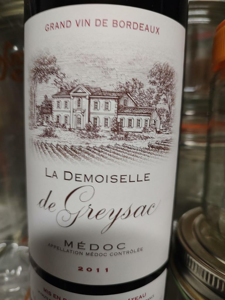 Ch Teau Greysac La Demoiselle De Greysac France Bordeaux M Doc