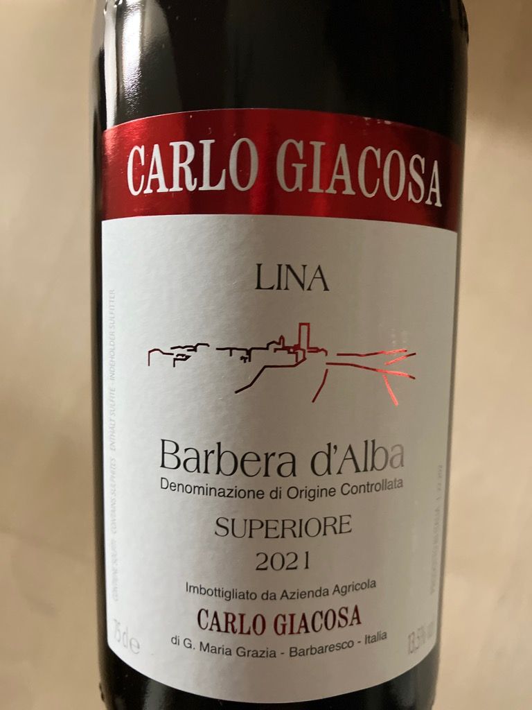 Carlo Giacosa Barbera D Alba Superiore Lina Italy Piedmont Alba