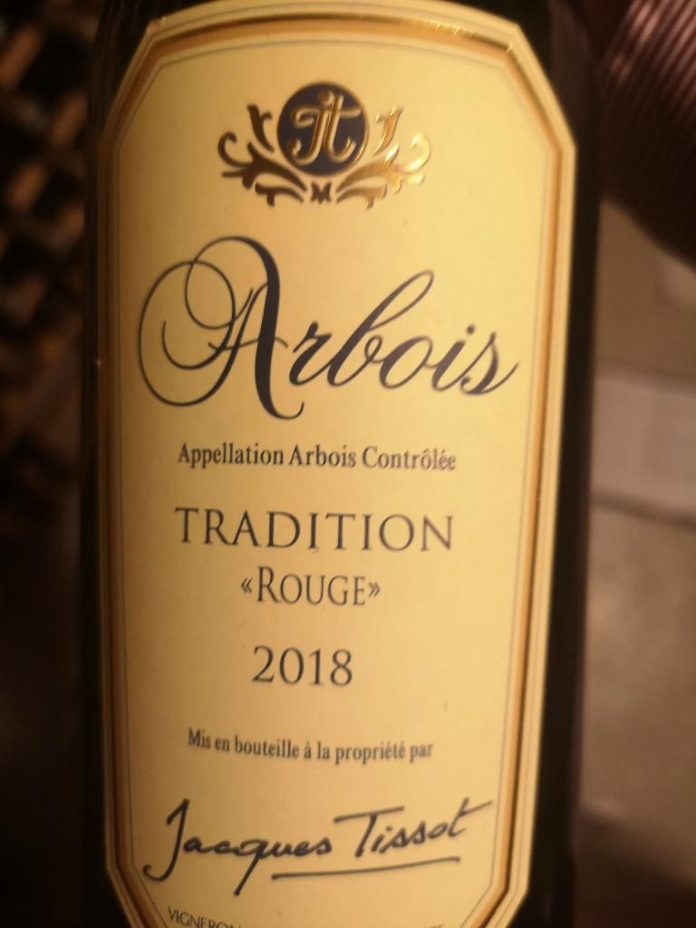 2018 Domaine Jacques Tissot Arbois Rouge Tradition France Jura