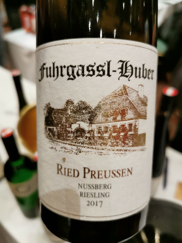 2019 Weingut Fuhrgassle Huber Riesling Nußberg Ried Preussen Austria