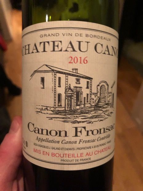 Ch Teau Canon Canon Fronsac France Bordeaux Libournais Canon