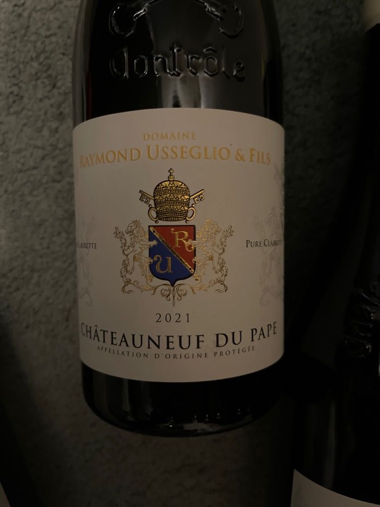 Domaine Raymond Usseglio Fils Ch Teauneuf Du Pape Blanc Pure