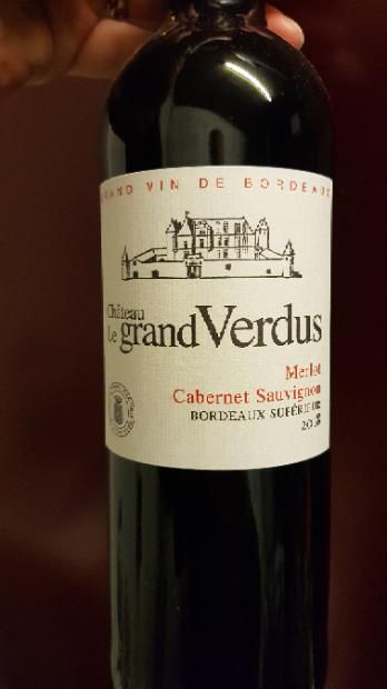 2018 Château Le Grand Verdus France Bordeaux Bordeaux Supérieur