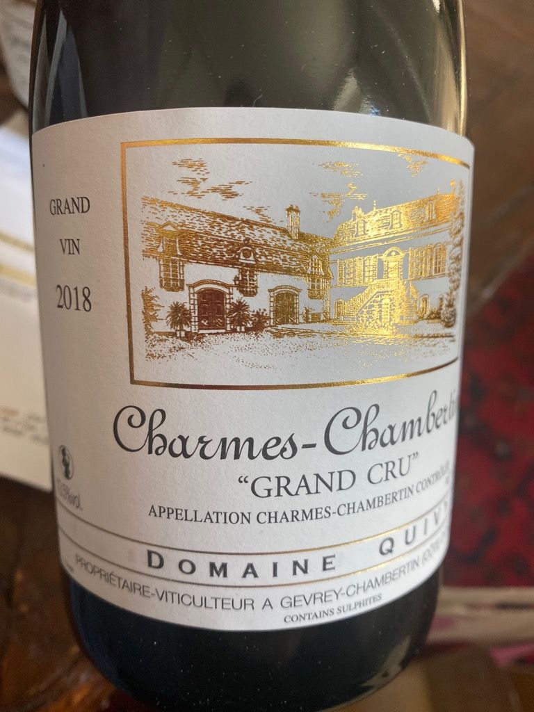 G Rard Quivy Charmes Chambertin France Burgundy C Te De Nuits