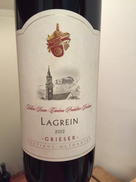 2012 Kellerei Bozen Cantina Bolzano Lagrein Baron Carl Eyrl Grieser