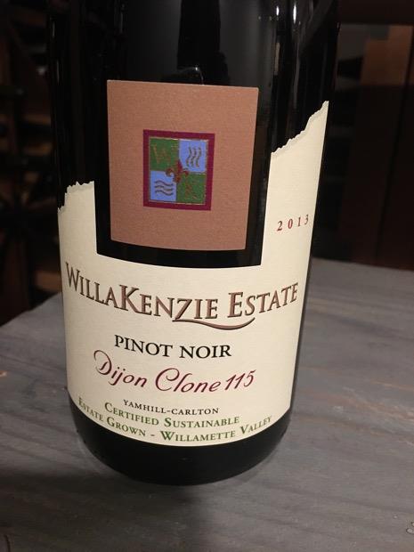 Willakenzie Estate Pinot Noir Dijon Clone Usa Oregon