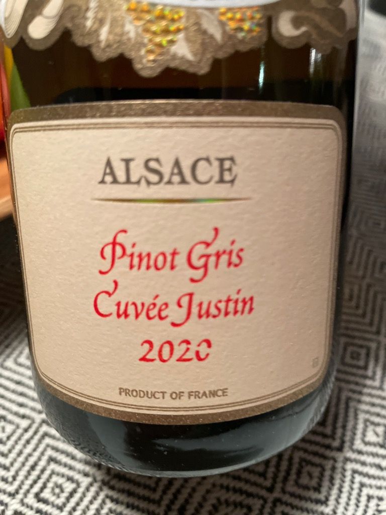 2019 Domaine Maurice Schoech Pinot Gris Cuvée Justin France Alsace