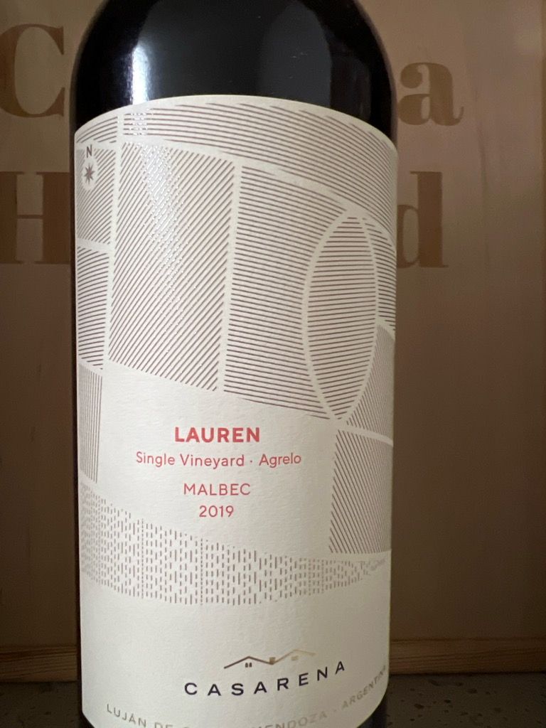 Casarena Malbec Lauren S Vineyard Argentina Mendoza Lujan De