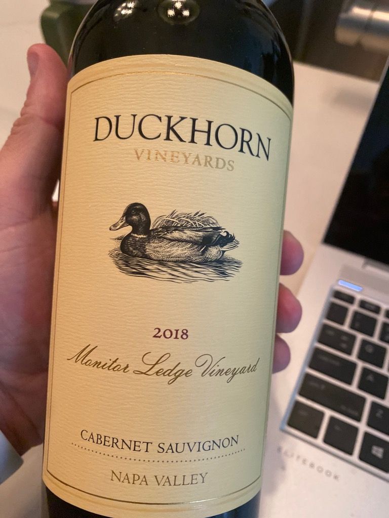 2018 Duckhorn Vineyards Cabernet Sauvignon Monitor Ledge Vineyard USA