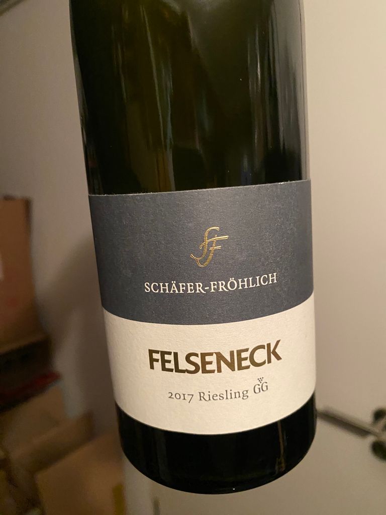 2017 Schäfer Fröhlich Bockenauer Felseneck Riesling Großes Gewächs