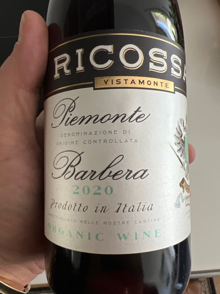 2020 Ricossa Piemonte Barbera Italy Piedmont Piemonte DOC