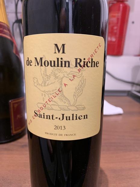 2013 Château Moulin Riche Kosher France Bordeaux Médoc St Julien