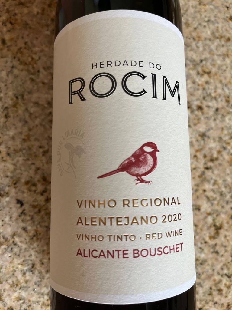 Herdade Do Rocim Alicante Bouschet Portugal Alentejano Vinho