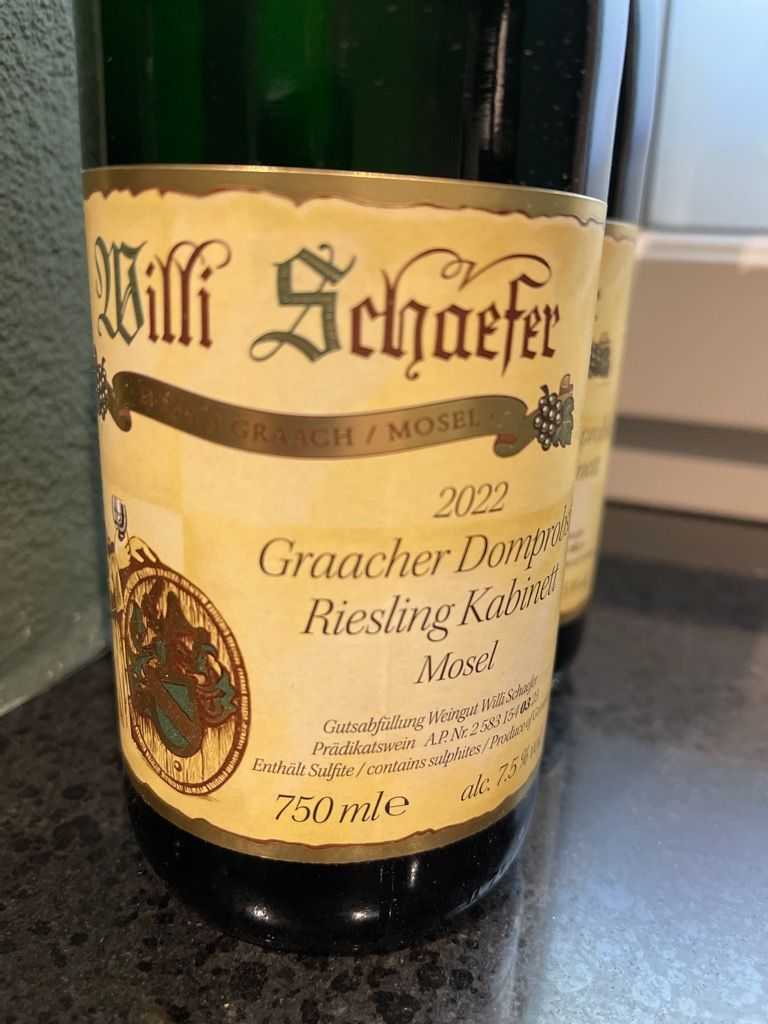 Willi Schaefer Graacher Domprobst Riesling Kabinett Germany