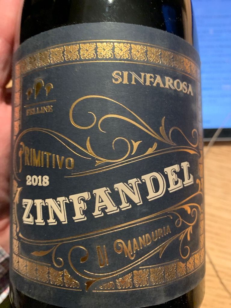 Felline Primitivo Di Manduria Sinfarosa Italy Puglia Primitivo