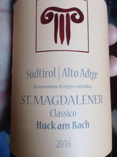 2016 Kellerei Bozen Cantina Bolzano St Magdalener Classico Huck Am