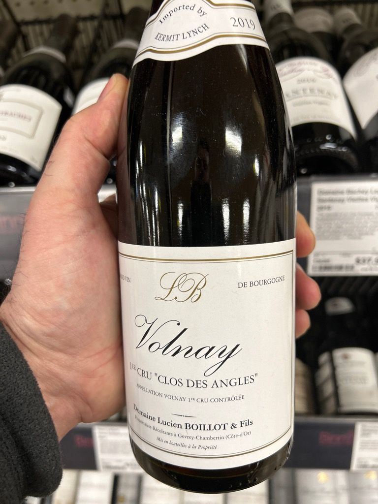 Domaine Lucien Boillot Et Fils Volnay Er Cru Clos Des Angles