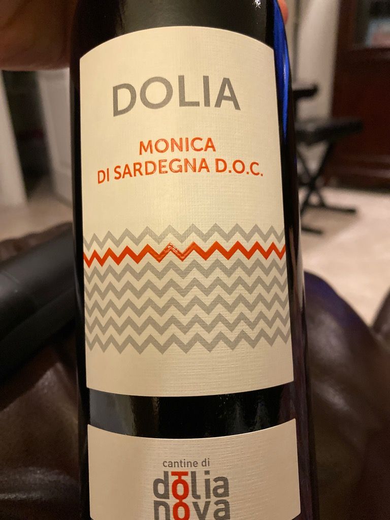 2018 Cantina Di Dolianova Monica Di Sardegna Dolia Italy Sardinia