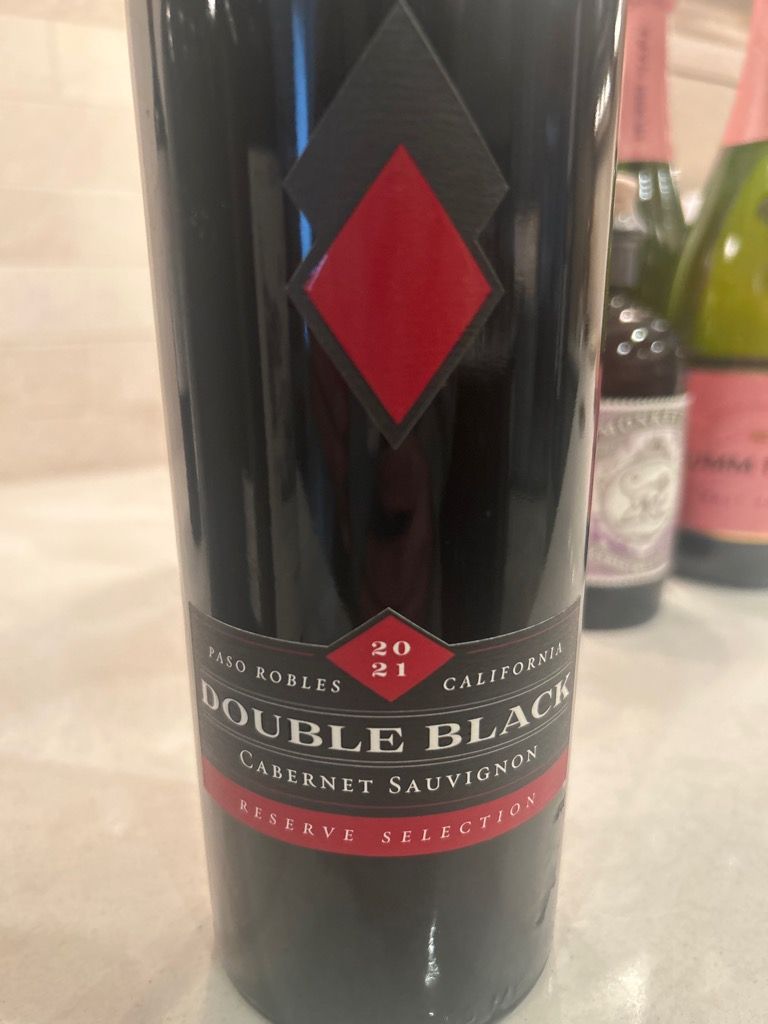 Double Black Cabernet Sauvignon Reserve Selection Usa California