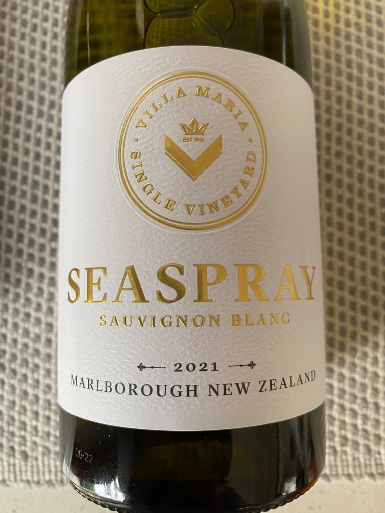 2022 Villa Maria Sauvignon Blanc Single Vineyard Seaspray New Zealand