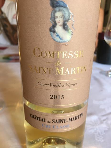 2016 Château de Saint Martin Côtes de Provence Blanc Comtesse de Saint