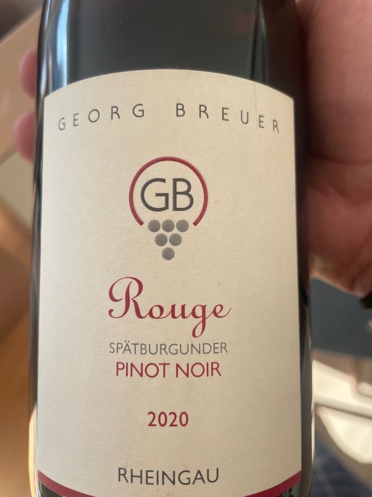 Georg Breuer Sp Tburgunder Gb Rouge Germany Rheingau Cellartracker