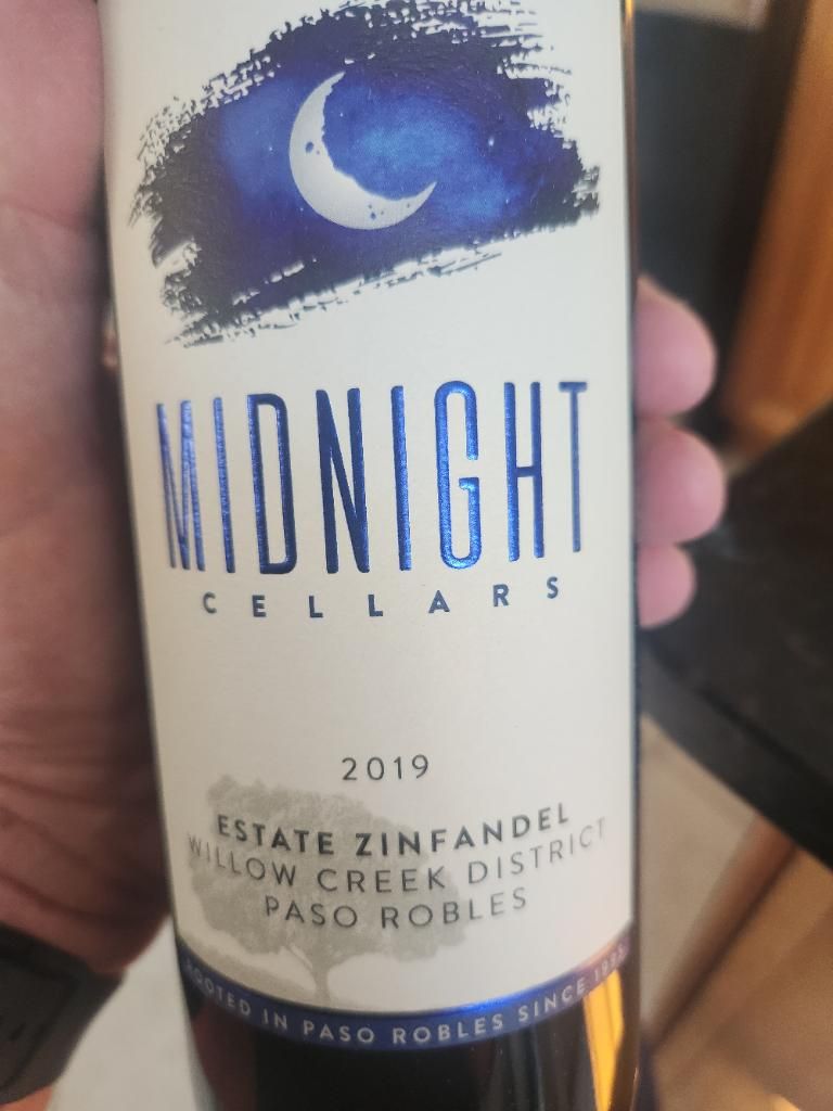 Midnight Cellars Zinfandel Estate Usa California Central Coast