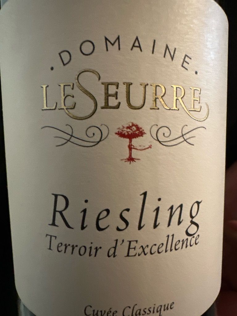 Domaine Leseurre Riesling Terroir D Excellence Cuv E Classique