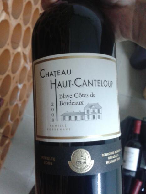 Ch Teau Haut Canteloup France Bordeaux Blaye C Tes De Bordeaux