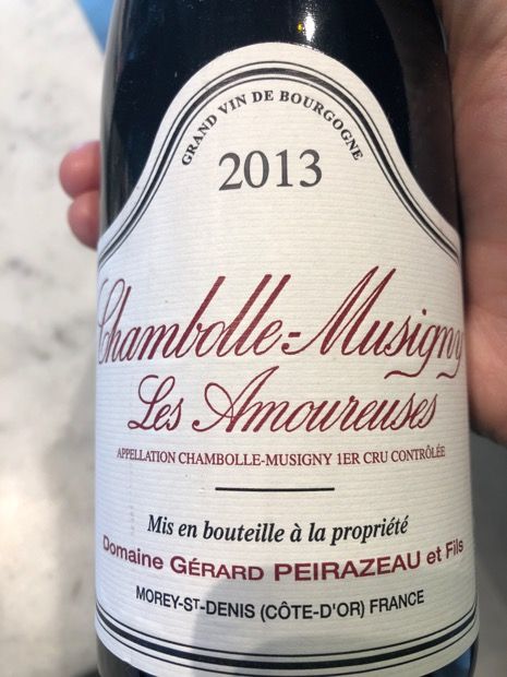 2015 Domaine Gerard Peirazeau Et Fils Chambolle Musigny 1er Cru Les