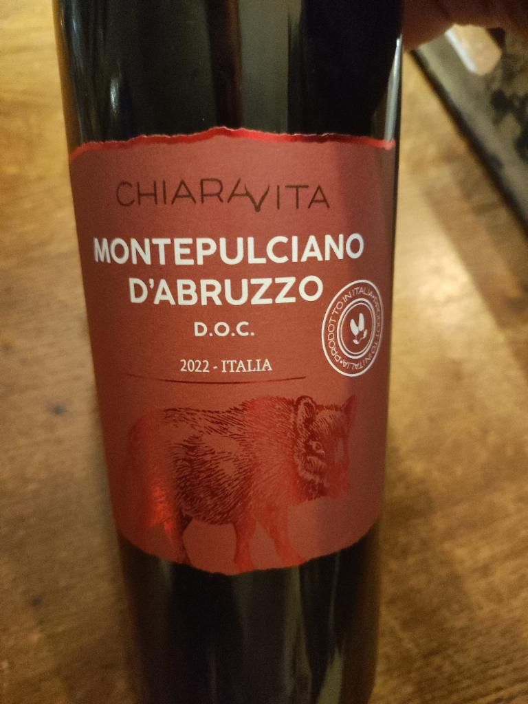 2022 Chiaravita Montepulciano D Abruzzo Italy Abruzzi Montepulciano