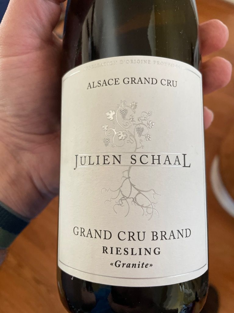 2020 Julien Schaal Riesling Sommerberg Granite France Alsace Alsace