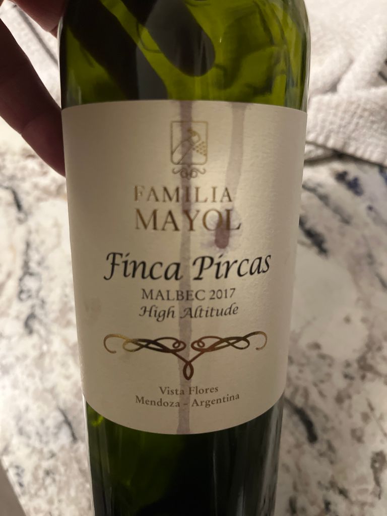 2017 Familia Mayol Malbec Finca Pircas Argentina Mendoza CellarTracker