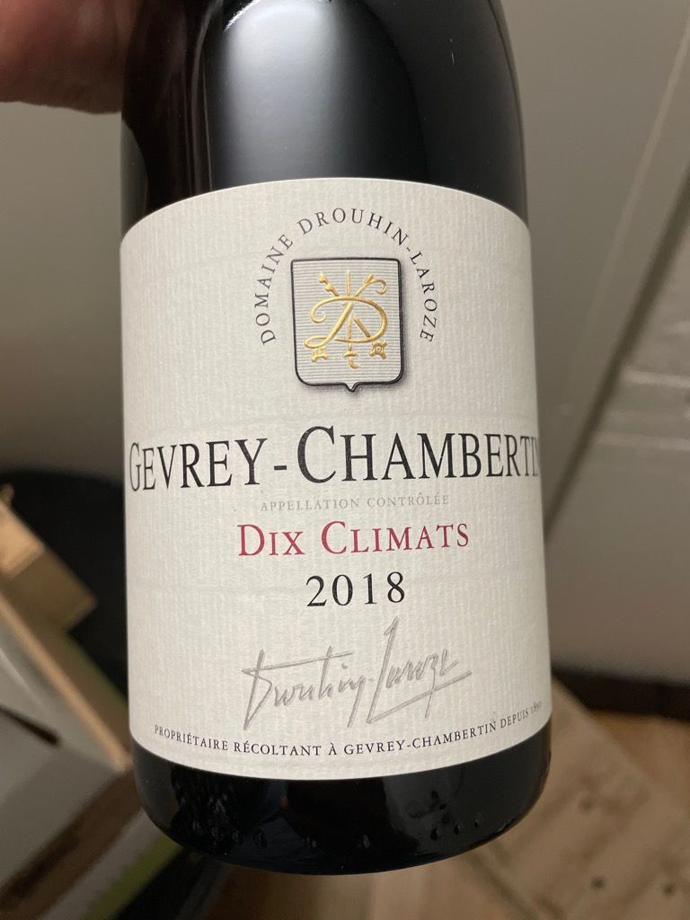 Domaine Drouhin Laroze Gevrey Chambertin Les Dix Climats France