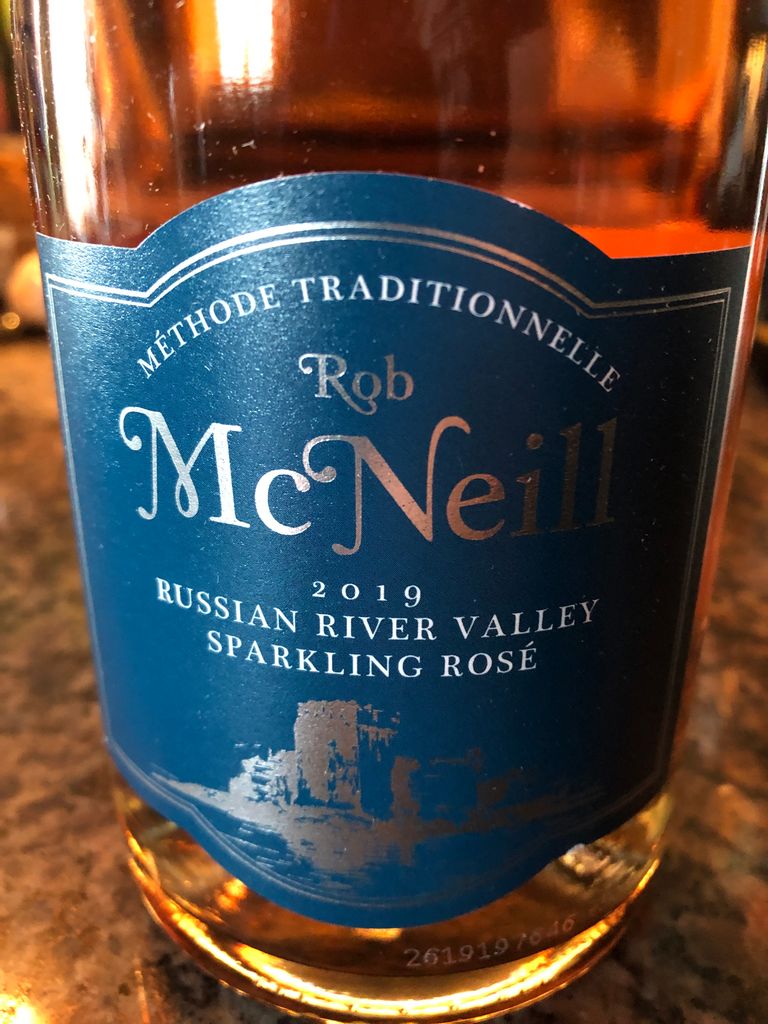 2019 Rob McNeill Sparkling Rosé USA California Sonoma County