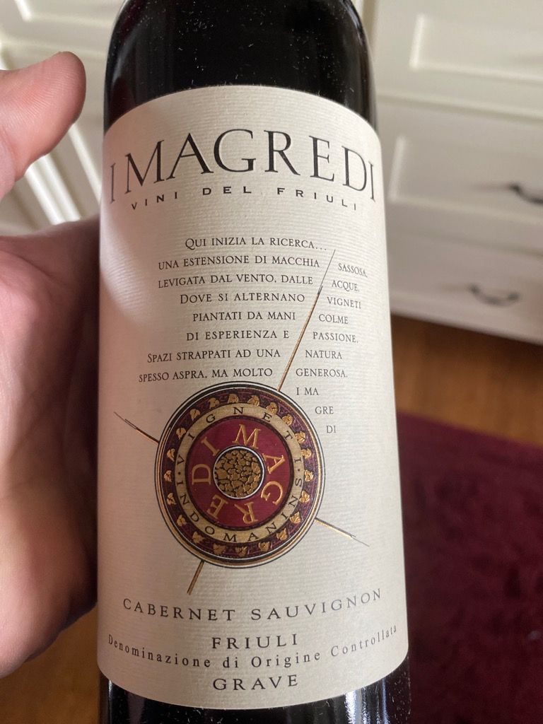 I Magredi Friuli Grave Cabernet Sauvignon Italy Friuli Venezia