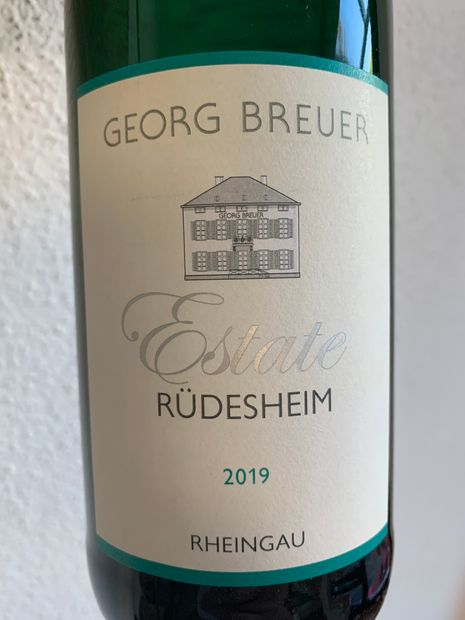 2019 Georg Breuer Riesling Estate Rüdesheim Germany Rheingau