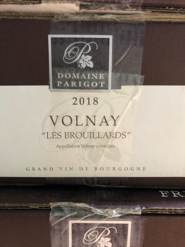 Domaine Parigot Volnay Les Brouillards France Burgundy C Te De