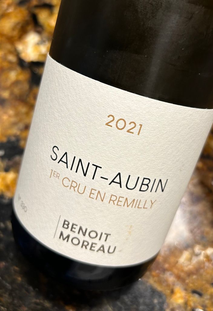 2021 Benoit Moreau Saint Aubin 1er Cru En Remilly Blanc France