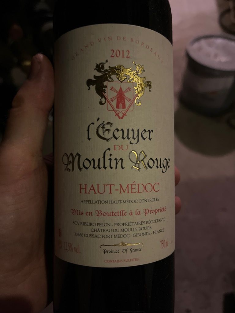 L Ecuyer Du Moulin Rouge France Bordeaux M Doc Haut M Doc