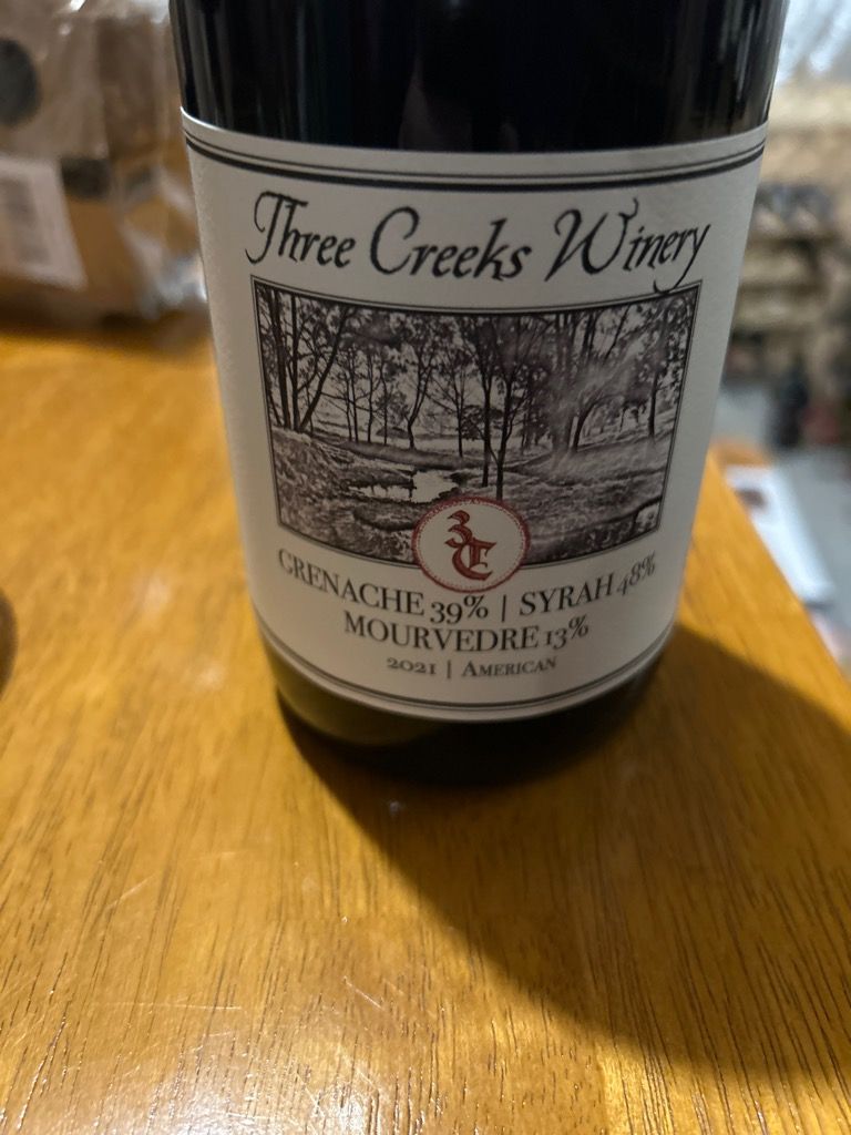 Three Creeks Winery Gsm Usa Virginia Northern Virginia Loudoun