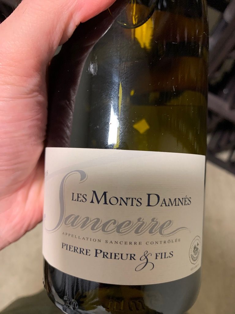 2018 Pierre Prieur et Fils Sancerre Les Monts Damnés France Loire