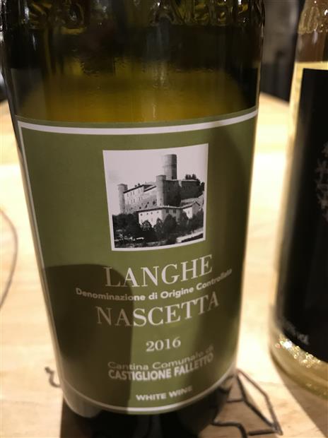 2020 Cantina Comunale Di Castiglione Falletto Nascetta Langhe Italy